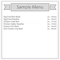 Chinese Bowl Company menu 2