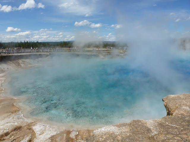 Midway y Lower Geyser Basin (Con Grand Prismatic Spring). Fountain Flat Drive - LAS ROCOSAS DE CANADA. YELLOWSTONE Y GRAND TETON. (5)