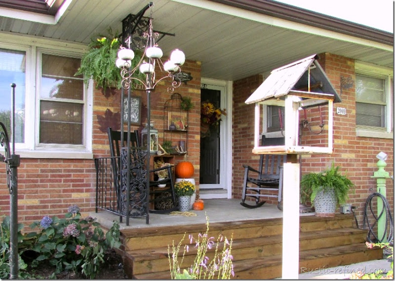 A quick and budget friendly Do It Yourself Project to enlarge the front porch in one weekend.