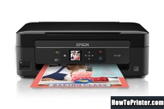 Reset Epson XP-208 printer with Epson resetter