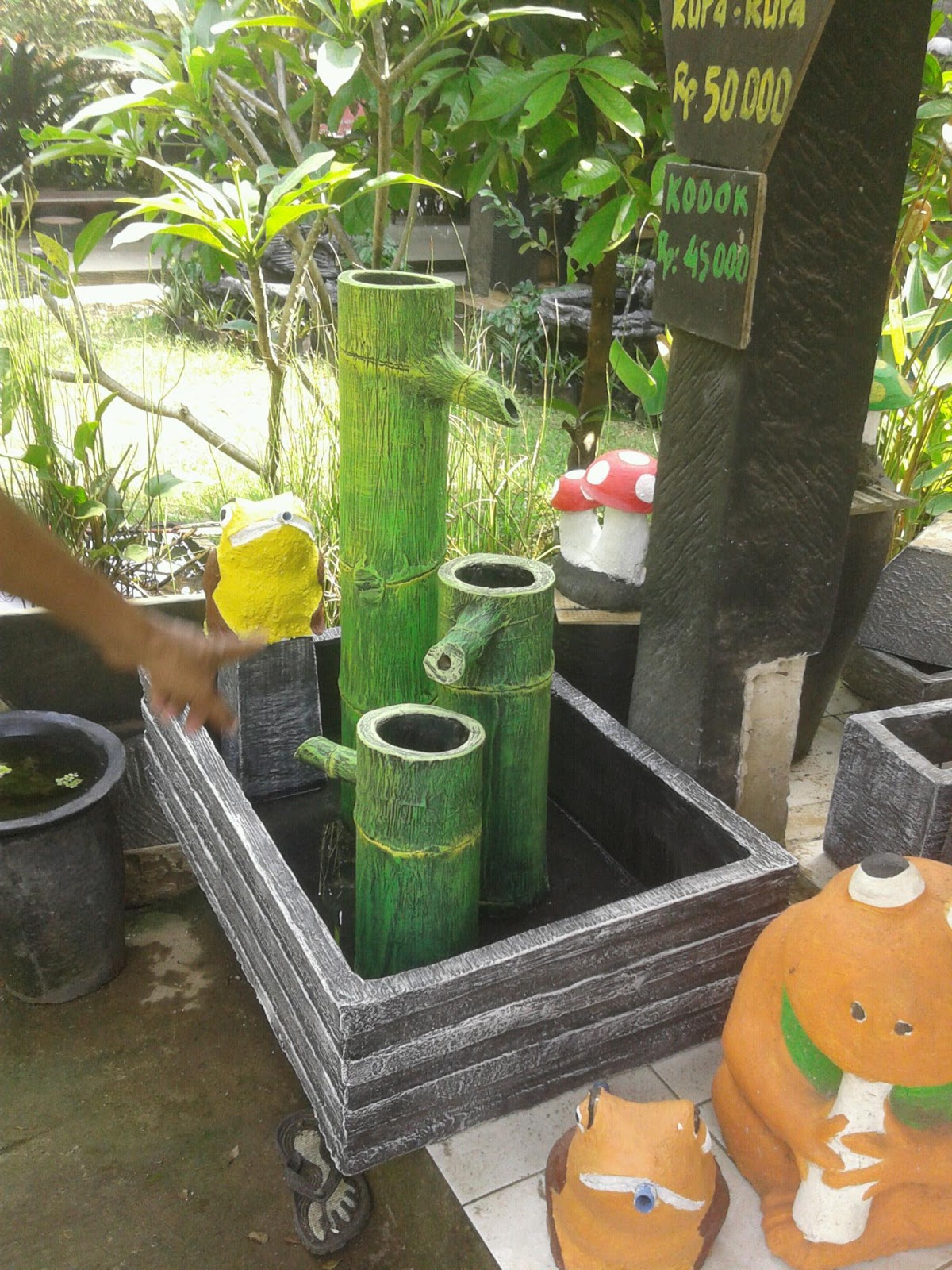  Jual  pot keramik  pot minimalis pagoda air mancur 