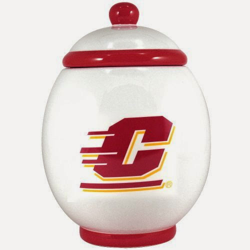  Central Michigan University Chippewas Ceramic Cookie Jar