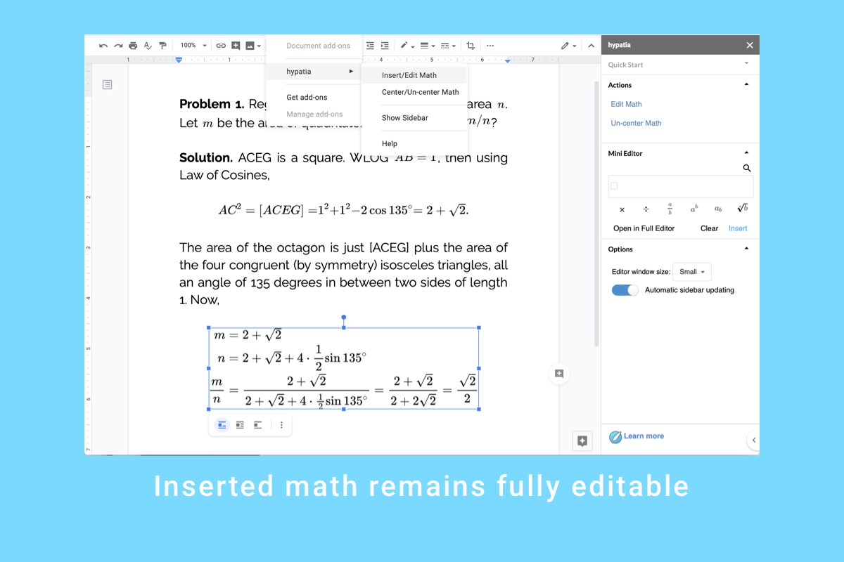 Hypatia Create - Google Workspace Marketplace