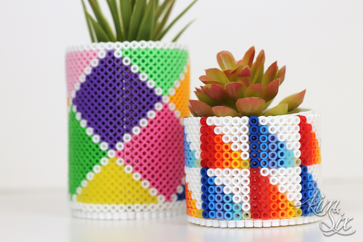 Pearler bead succulent planter