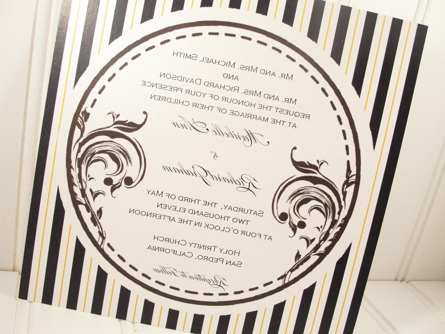 Wedding Reception Invites