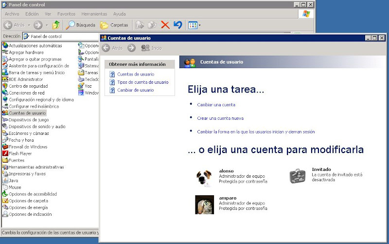 Gestionar credenciales almacenadas para acceso a recursos compartidos de red en equipos con Microsoft Windows XP