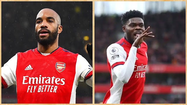 What happened to Alexandre Lacazette in Arsenal training session as Thomas Partey returns