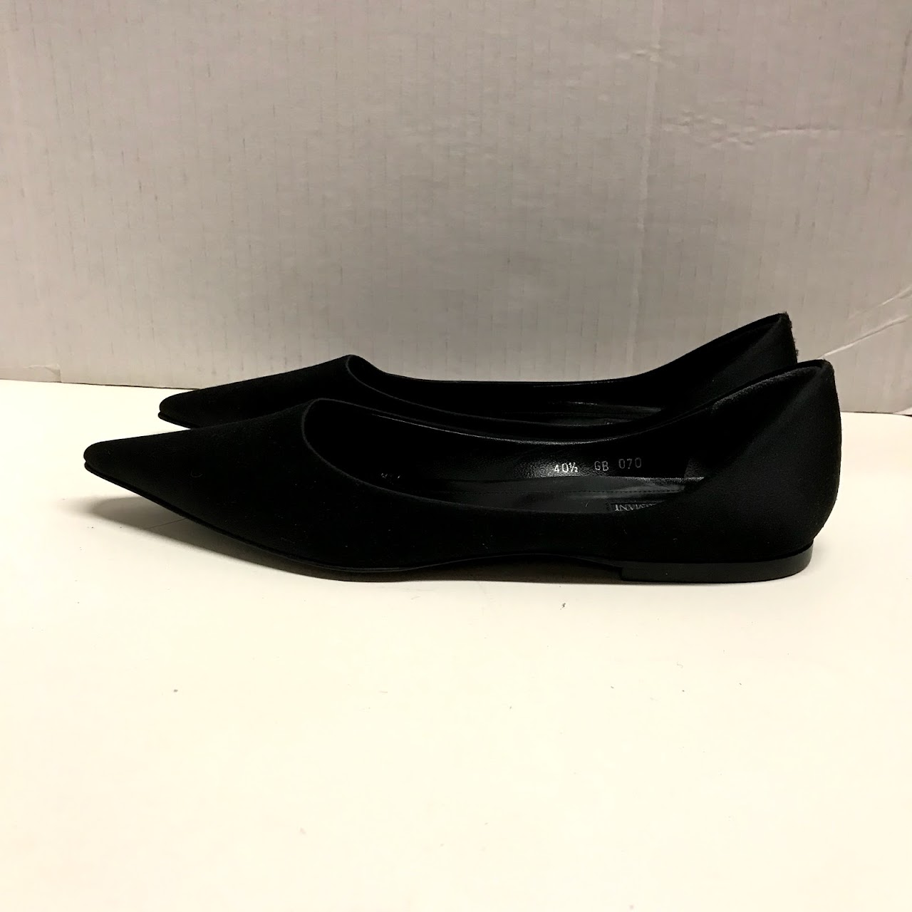 Giorgio Armani Satin Flats