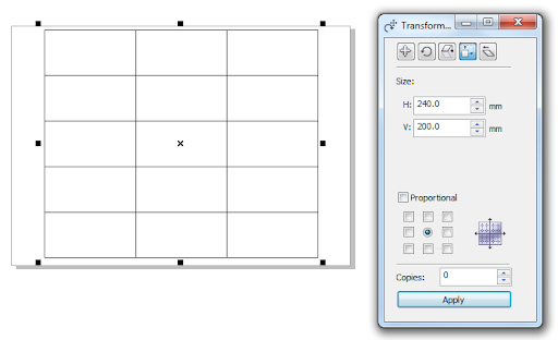 Kỹ thuật sử dụng bảng trong CorelDRAW X5 Image005