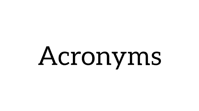 Acronyms 