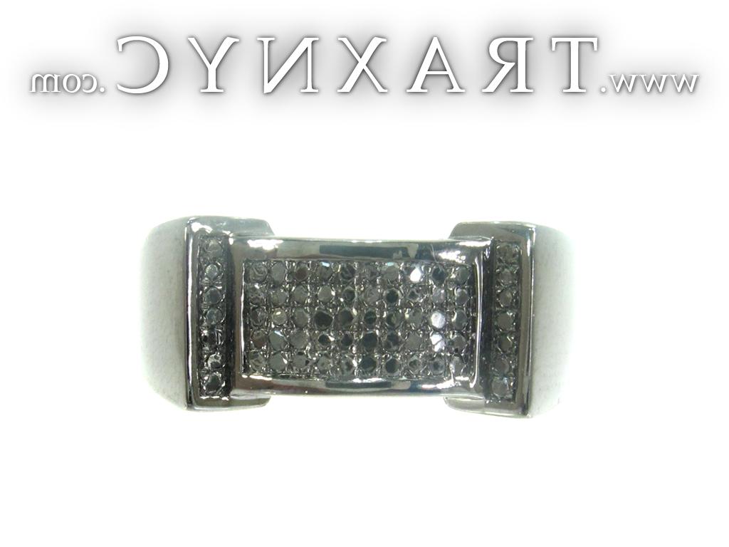 Silver Diamond Ring 27432