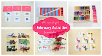 Montessori Inspired February Activities for Preschoolers