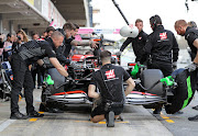 Kevin Magnussen and the Haas VF-20 during the day 6 of the formula 1 testing, on 28 February 2020, in Barcelona, Spain.