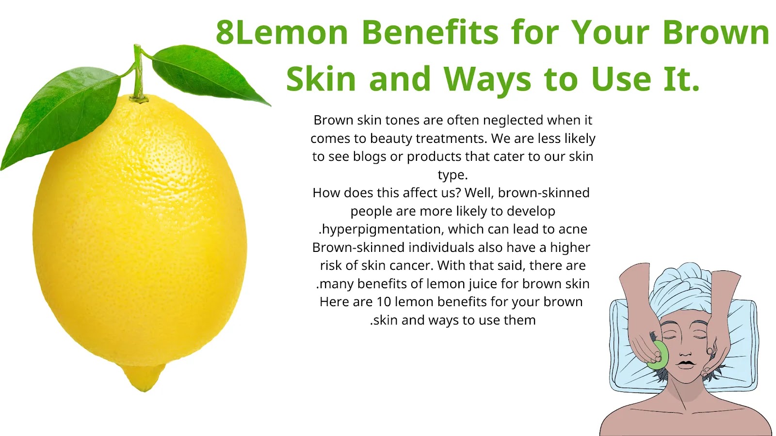 8Lemon Benefits for Your Brown Skin and Ways to Use It. 8Lemon Benefits for Your Brown Skin and Ways to Use It.