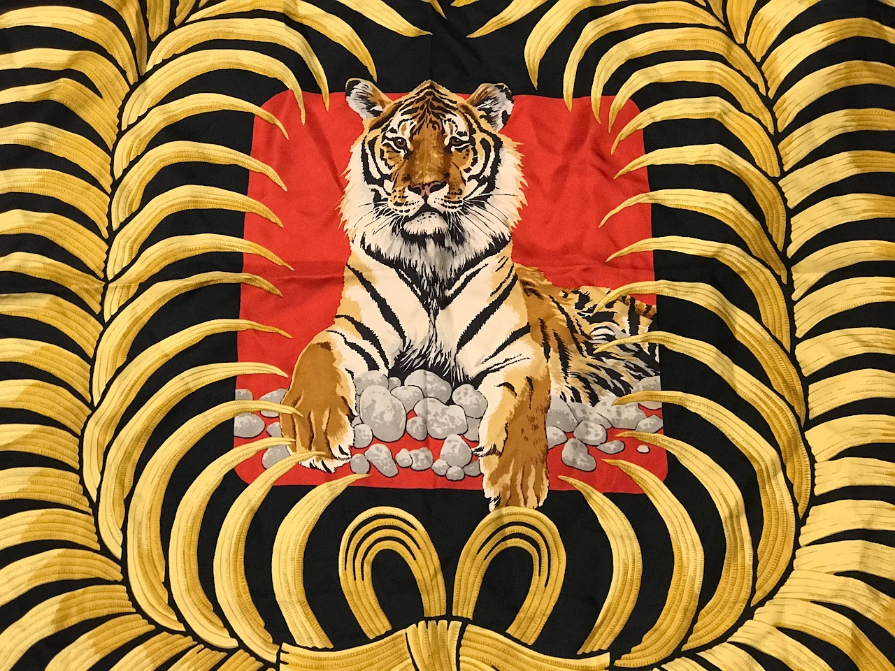 Hermes Tiger Scarf