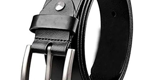 BELT, BLACK LEATHER BELT, ITALIAN CLASSIC METAL BUCKLE MEN CASUAL BELT ...