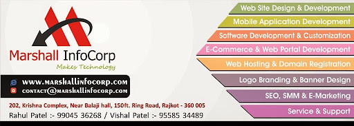 Marshall InfoCorp, 150 Feet Ring Rd, Dharam Nagar, Vavdi, Rajkot, Gujarat 360004, India, Software_Training_Institute, state GJ