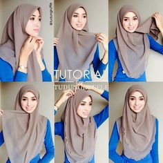 Everyday Muslimah Square Hijab Tutorial - Fashion 2D