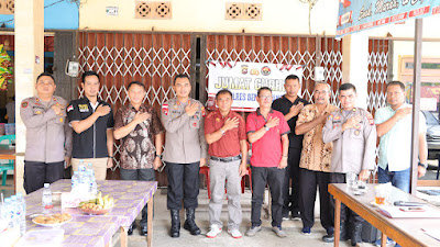 Persiapan Event Barape Sawa Tahun 2023, Kapolres Bengkayang Gelar Jum’at Curhat 