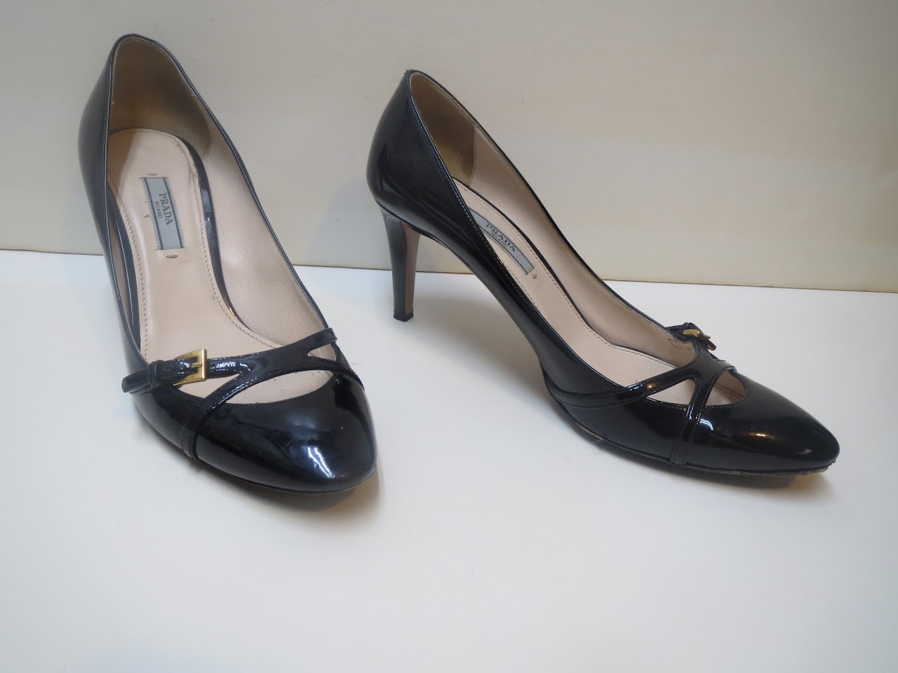 Prada Patent Pumps