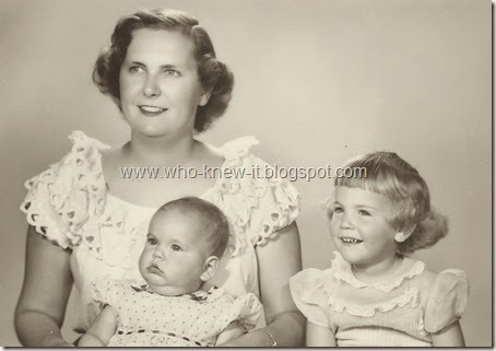 Page 1 - The 3 Girls - May 1955 - Quite a Family