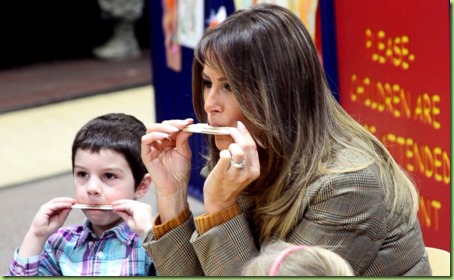 melania and the harmonica kid