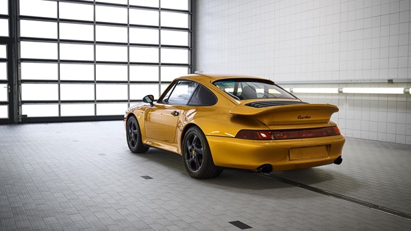 Porsche Gold rear