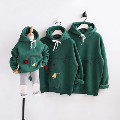  áo gia đình noel hoodie