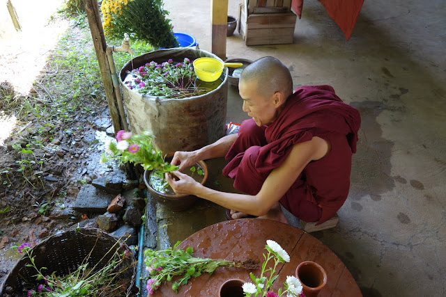 Fresh greens and flowers, Myanmar. From Romping on the Fertile Waters: The Bounties of Inle Lake, Myanmar