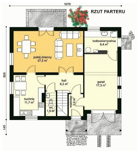 WB-3471 - Rzut parteru