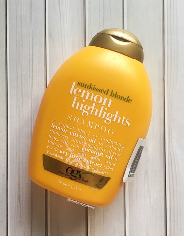 skål barriere Seminar ogx lemon highlights shampoo (sunkissed blonde) | metamorph-me