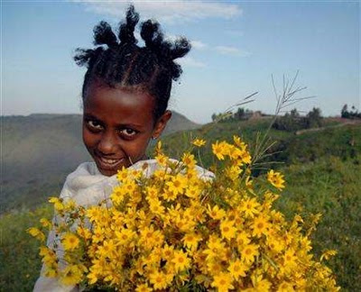 Enkutatash Ge'ez Etiopia Nuevo Año Celebración Fiesta