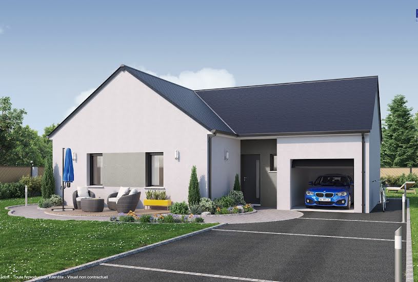  Vente Terrain + Maison - Terrain : 400m² - Maison : 74m² à Fay-de-Bretagne (44130) 