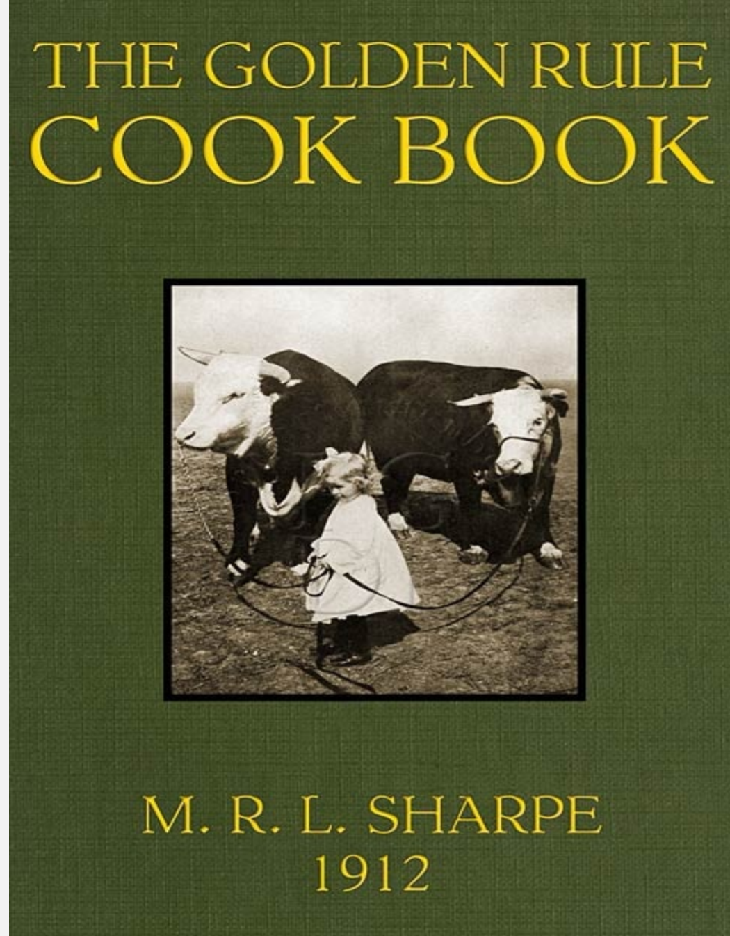 THE GOLDEN RULE COOK BOOK BY MAUD RUSSELL LORRAINE SHARPE