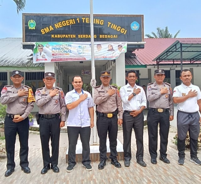 Sat Binmas Polres Tebing Tinggi Sambang Dan Koordinasi Di SMA Negeri 1