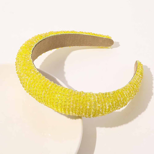 Title 1, Womens Wide Brim Baroque Crystal Headband. Ele...