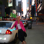 NYPD times square in new york city in New York City, United States 