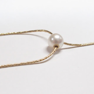 18K Gold and Pearl Pendant Necklace