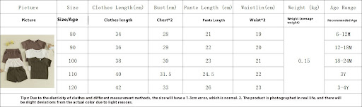 Title 1, Waffle short-sleeved shorts two-piece baby clot...