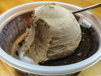 アイスクリームの断面