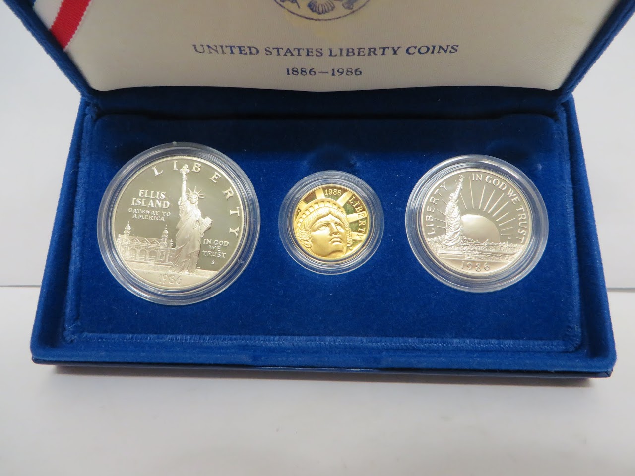 United States Liberty Coins Commemorative Set from 1986