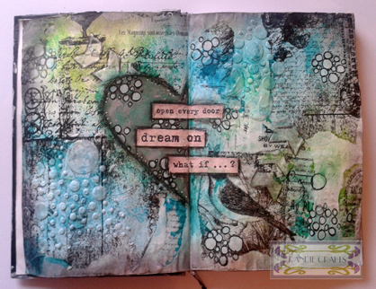 04.10.15 Dbl Journal Page Flat - Use a Stencil Challenge Oct 15