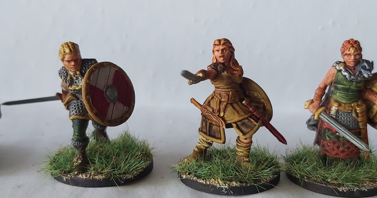 The Dice Bag Lady Shows Off More Painted Shieldmaidens