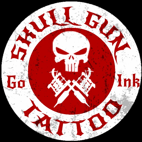 Skull Gun Tattoo Salzgitter logo