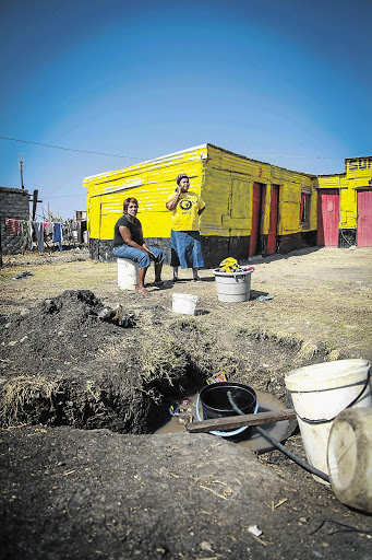 NO IMPROVEMENT: The families who live in Wonderkop, near Marikana, still face daily hardships in a settlement that lacks even basic amenities