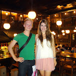 matt & heather at Gonpachi in Tokyo, Japan 