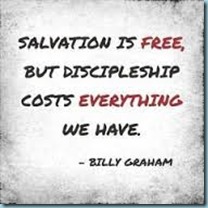 Discipleship costs