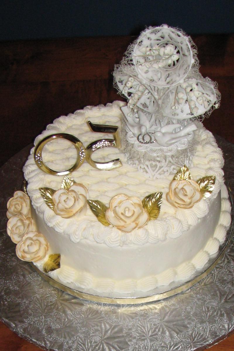 50th wedding anniversary cakes