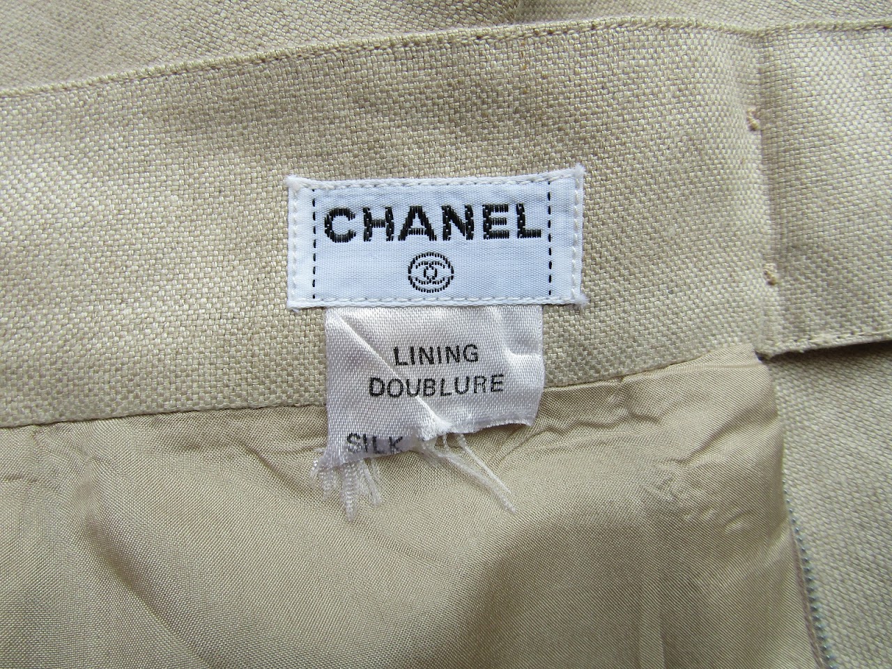 Chanel Linen Skirt Suit