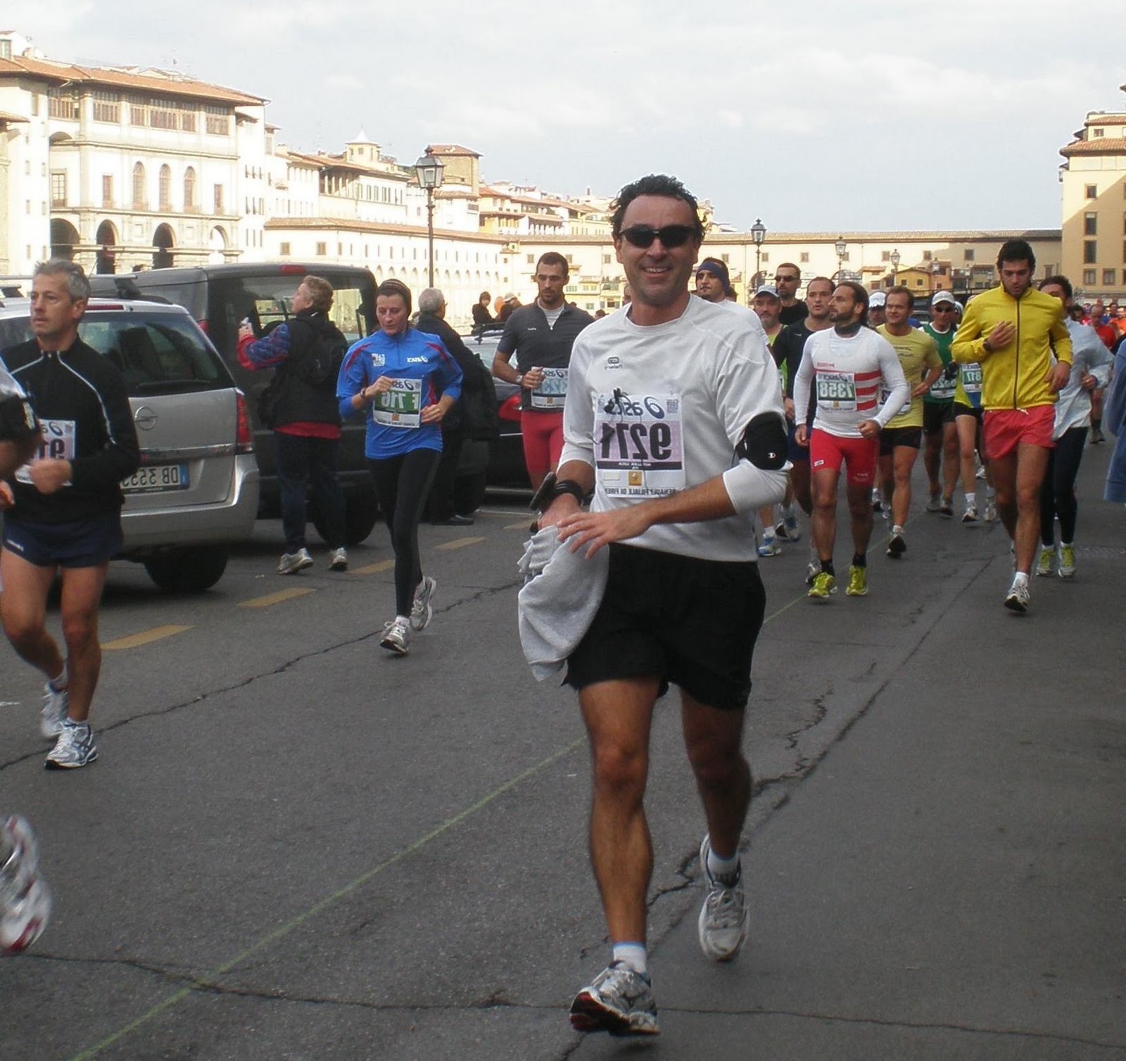 They run the Florence Marathon